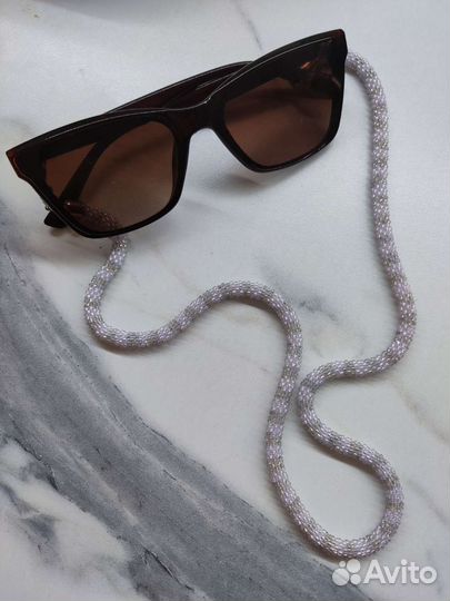 Цепочка для очков из бисера