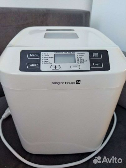 Хлебопечка Tarrington House с функцией gluten free