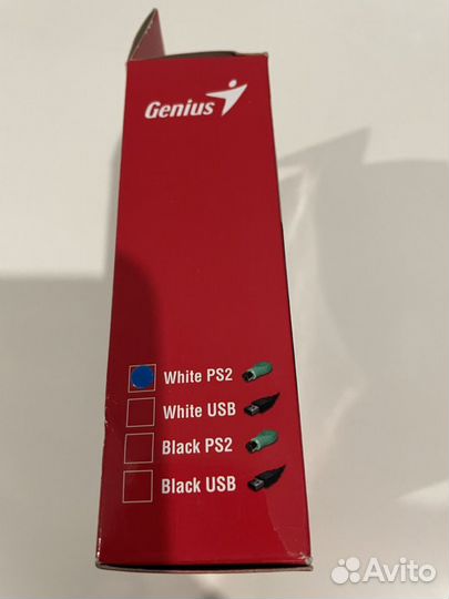 Мышь Genius netscroll 110 оптическая белая PS/2