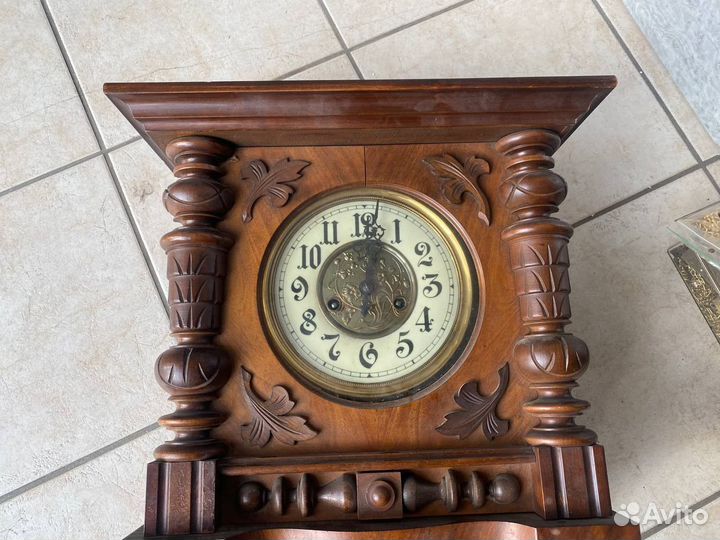 Немецкие часы Gustav Becker под реставрацию с боем