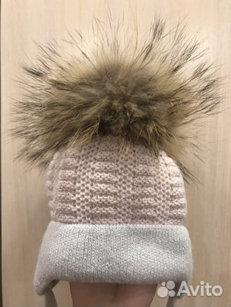 Шапка детская для девочки зимняя
