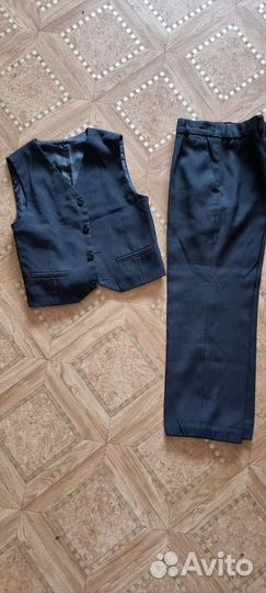 Брюки и жилет в школу