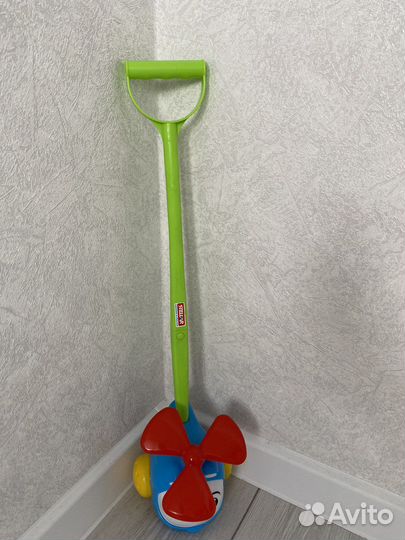 Игрушка вертолет на палке