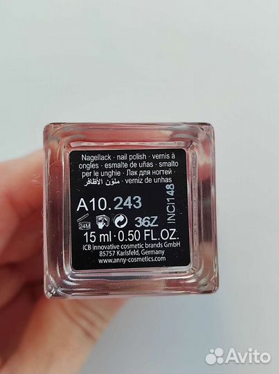 Лак и база для ногтей anny