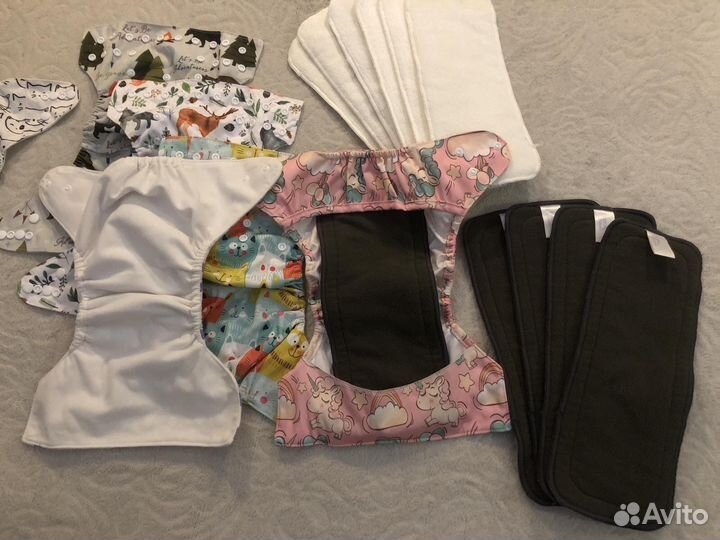 Комплект многоразовых подгузников