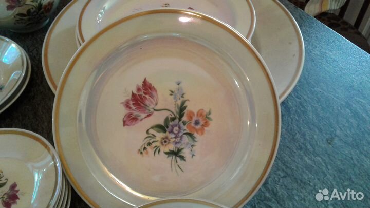 Чайный фарфоровый сервиз гдр