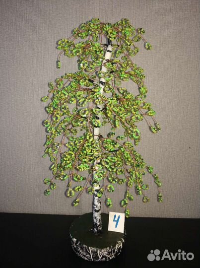 Деревья из бисера