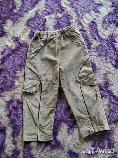 Брюки на мальчика вельветовые