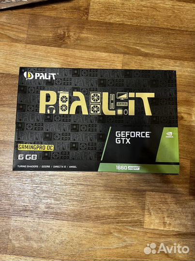 Коробка от видеокарты palit geforce gtx 1660 super