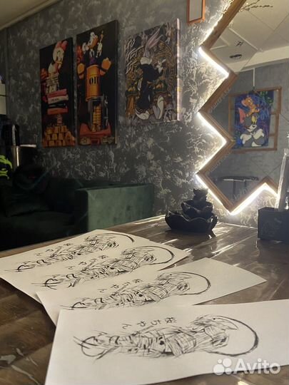 Модели на тату. Татуировки. Тату студия