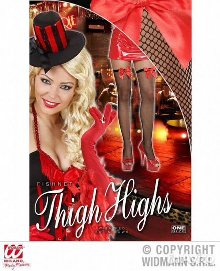 Чулки сеточка черные с бантиками, полиэстер, без р