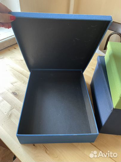Коробки IKEA для хранения текстиль картон