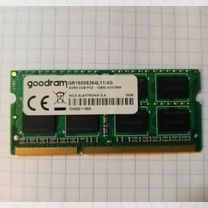 Оперативная память Ноутбука DDR3 4 GB