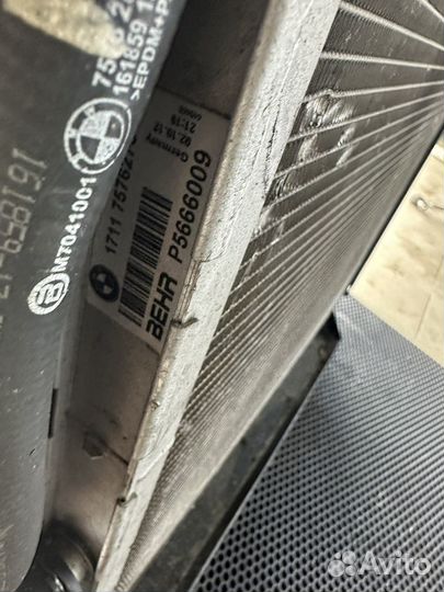 Кассета радиаторов N63 на BMW X5 E70.X6 E71 5.0iX