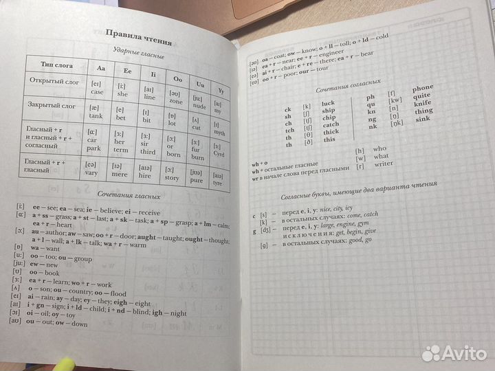 Тетрадь для иностранных слов