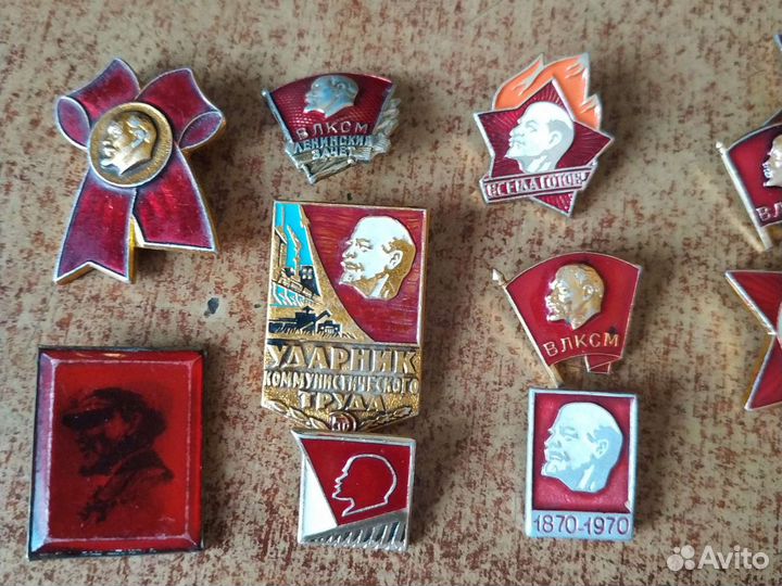 Значки Ленин СССР