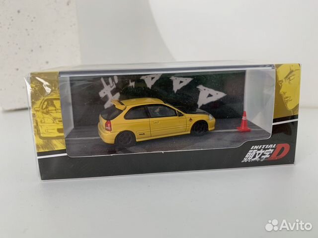 Коллекционная машинка 1:64 Civic из Initial D