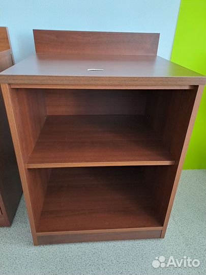 Тумба открытая миланский орех темный 60х52