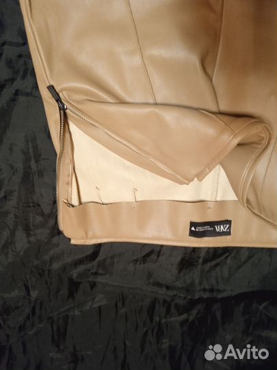 Кожаные штаны женские