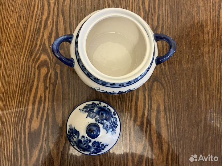 Супница керамическая Гжель СССР