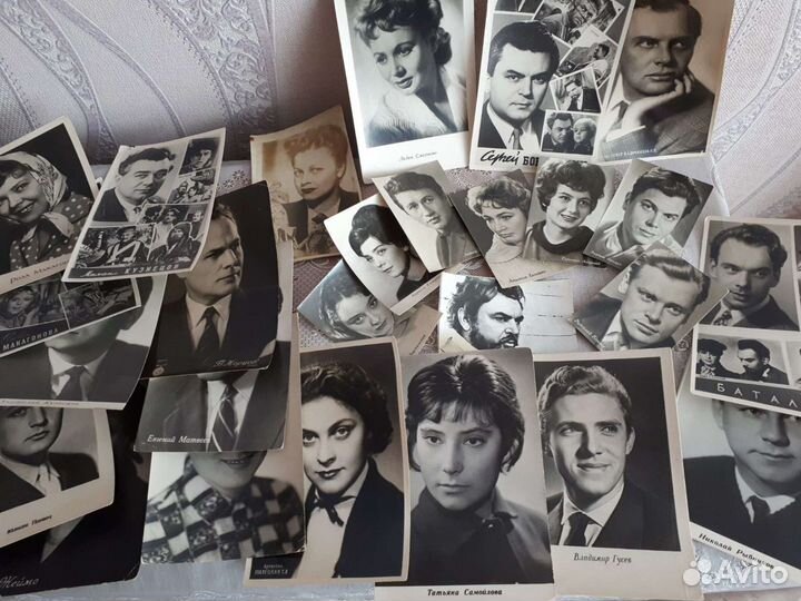 Открытки с советскими артистами