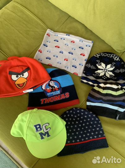 Шапка шлем краги новые 48-52