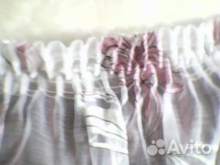 Шторы из тюля и обрезки от новых тканей