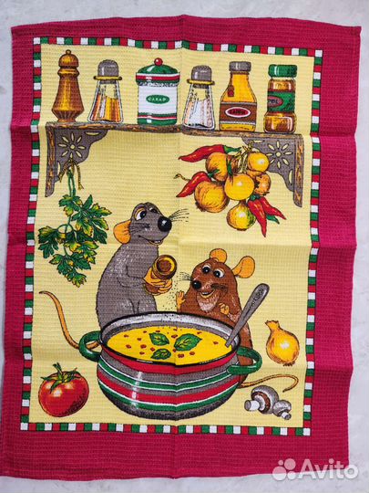 Полотенце вафельное