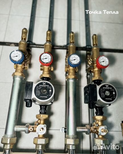 Теплый пол, монтаж отопления, отопление от 50м2