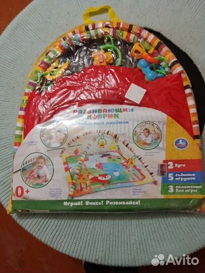 Развивающий коврик новый