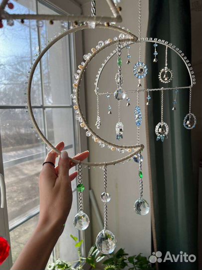 Хрустальные подвесы на окно