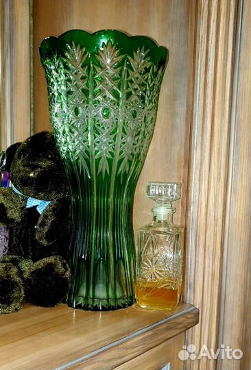 Ваза и одеколон винтаж