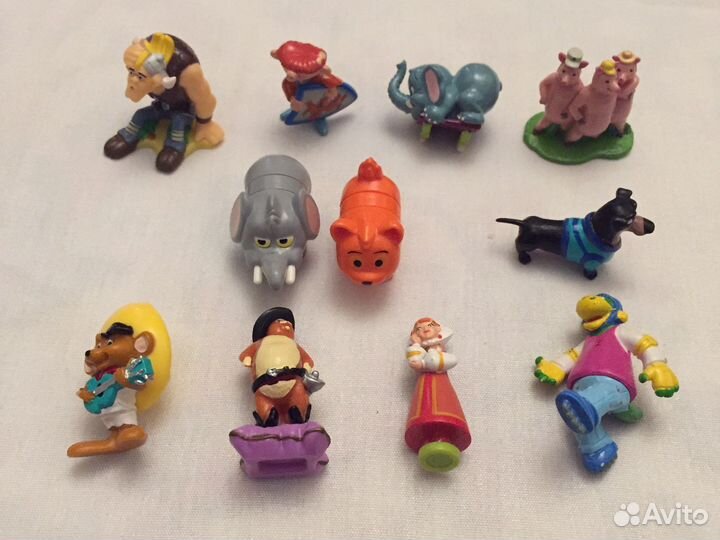 Фигурки киндер сюрприз и ландрин