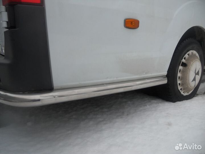 Защита заднего бампера угловая 60 мм Газель Next