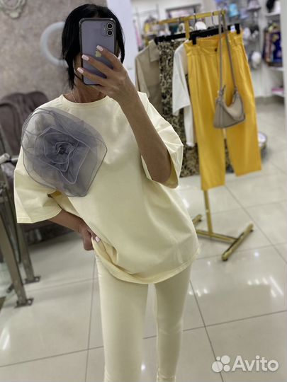 Костюм лосины и футболка