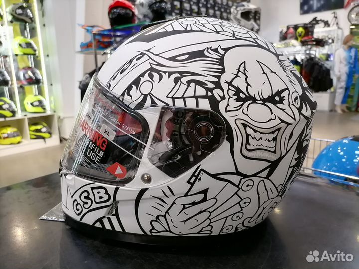 Мото Шлем интеграл GSB G-349