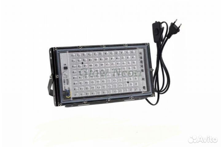 Прожектор UV 200Вт для вечеринок с вилкой