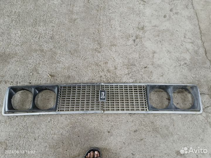 Решетка радиатора ваз 2106никель хром