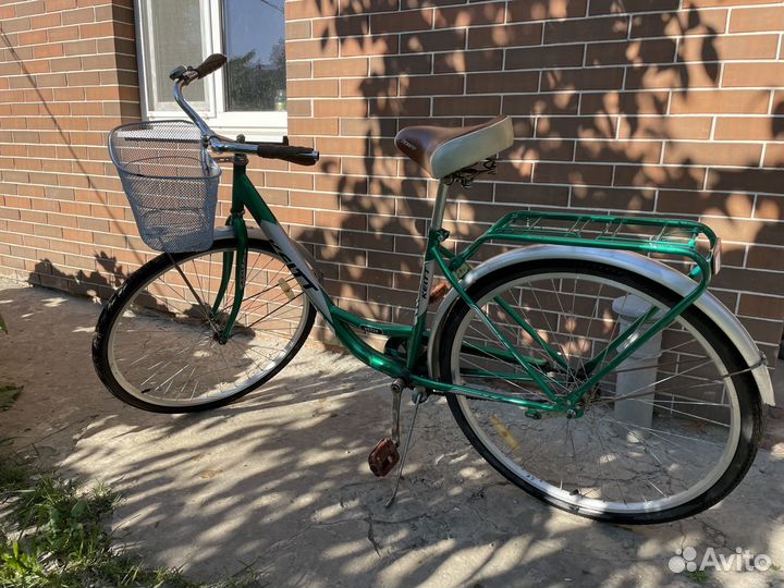 Велосипед взрослый женский с корзиной