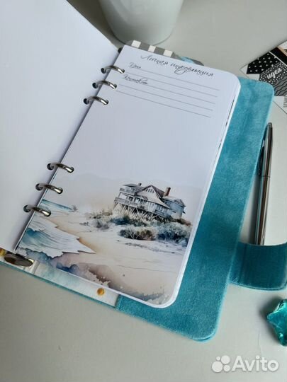 Блокнот на кольцах (формат мидори)