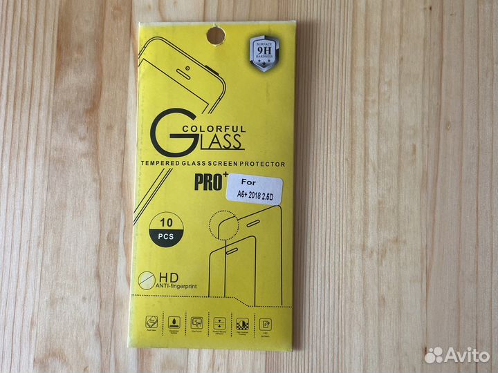 Защитное стекло Самсунг А6+
