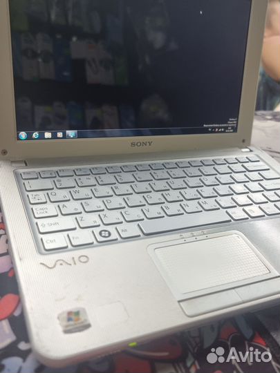 Работает быстро Нетбук sony vaio/HDD120/озу 2 гб