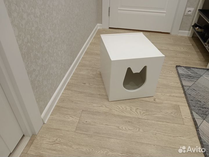 Домик для кошки, белый, 33x33 см IKEA kallax