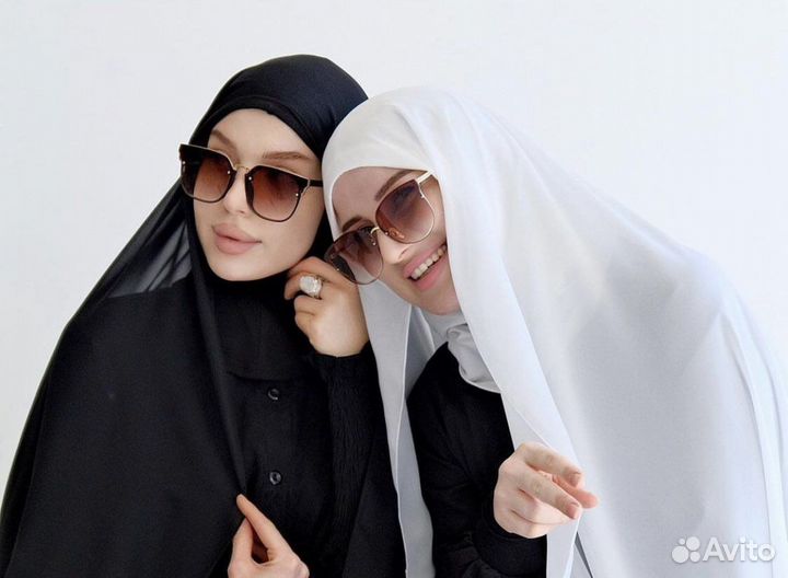 Шарф пришитый