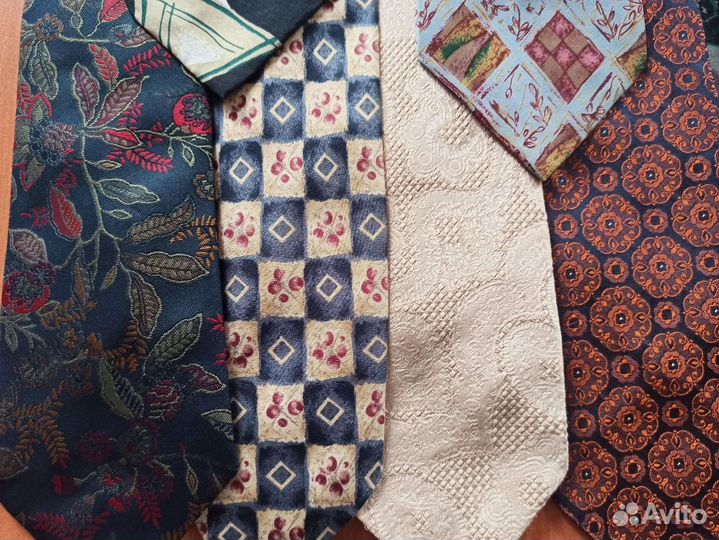 Винтажная коллекция мужских галстуков 16+
