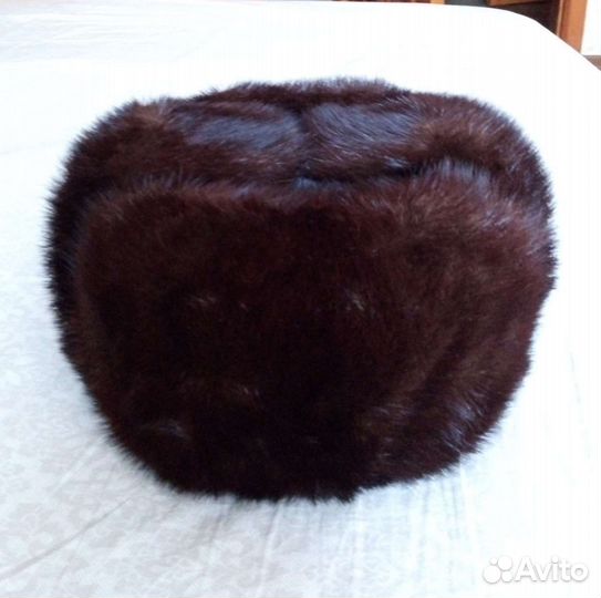 Норковая шапка мужская