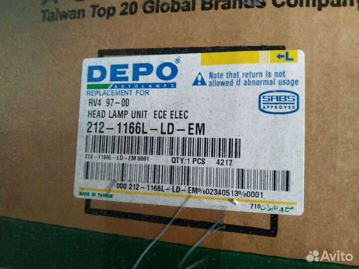 Фары Toyota RAV4