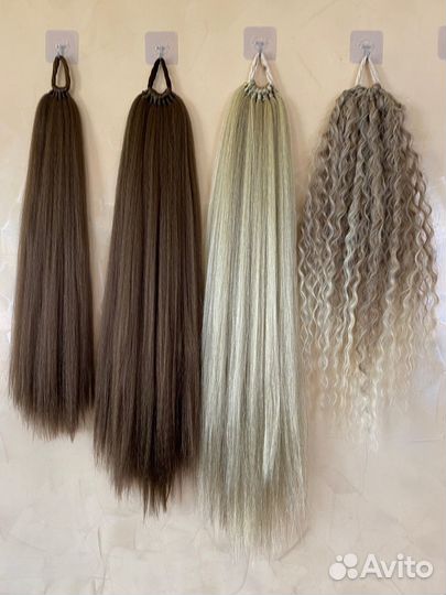 Хвост на резинке / накладной хвост / хвост шиньон