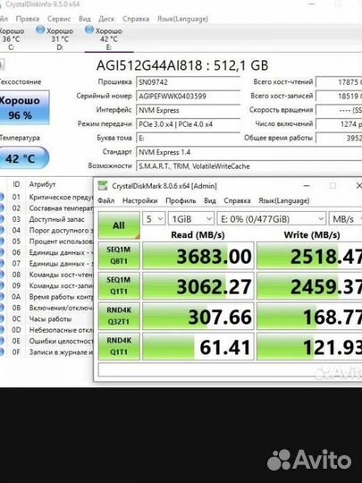 Ssd m2 nvme agi ai818 512gb