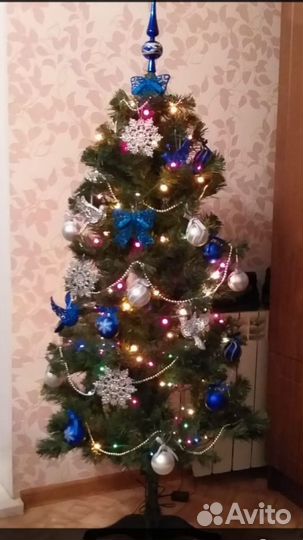 Елка искусственная бу 1м 50см